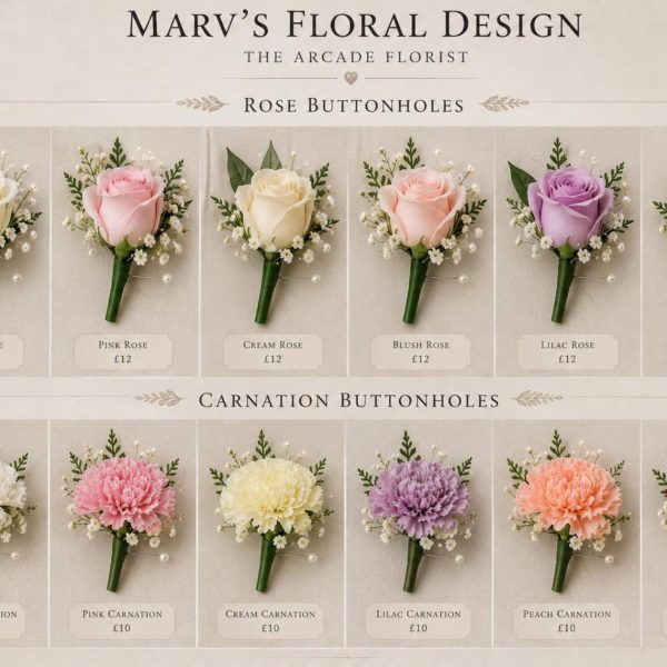 Rose Buttonholes