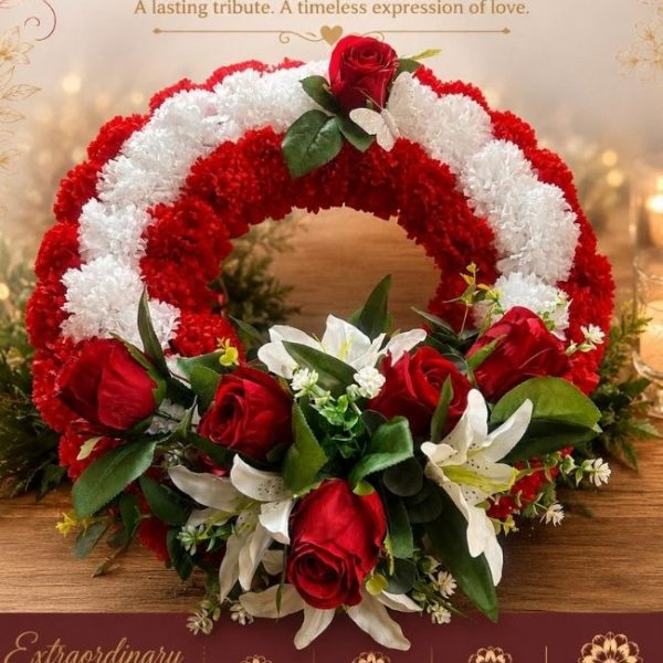Extra Ordinery Round Silk Arrangement With Incredible Cluster