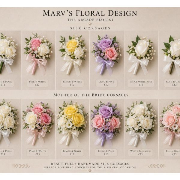 Silk Corsages