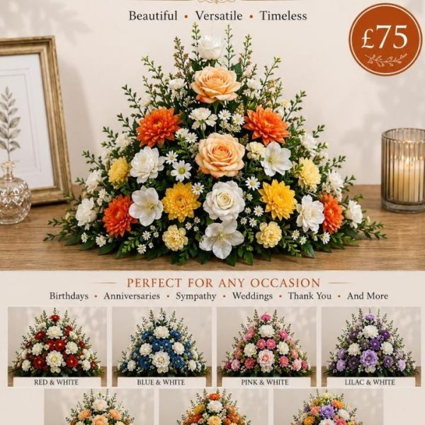 Front Facing Silk Arrangement