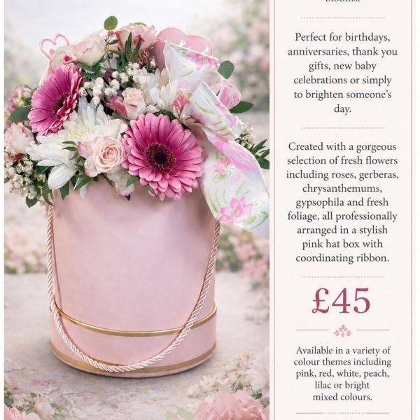 Fresh Flower Hatbox